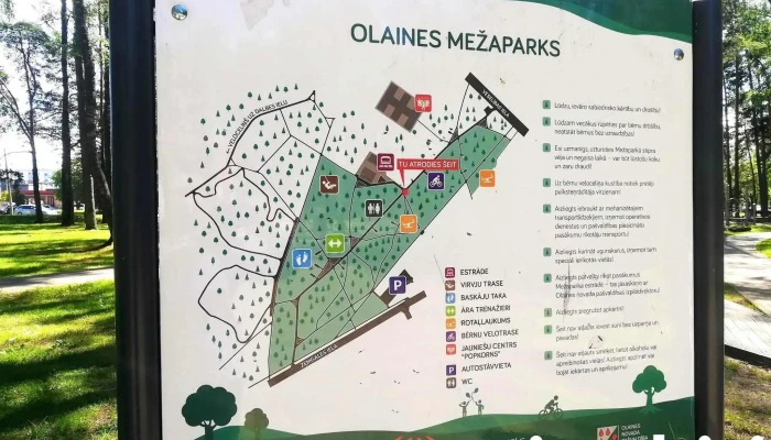 Olaines Mezaparks Ipasuma Kartes - Olaine