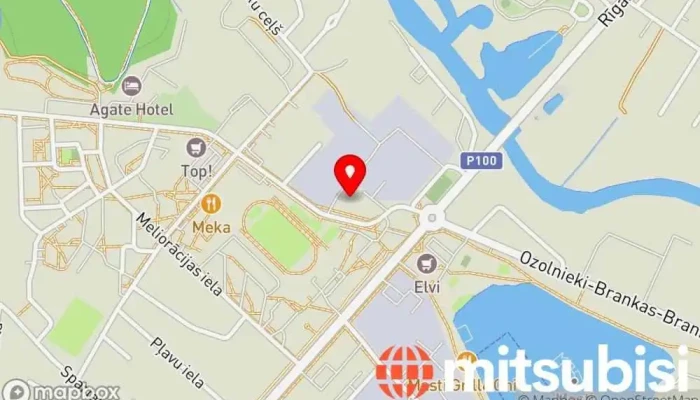 karte no Ozolnieku Bērnu un jauniešu iniciatīvu centrs Jauniešu centrs iekš Ozolnieki