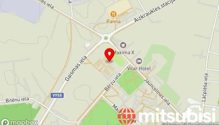 karte no Pils auto , IU, Autoserviss Automobiļu remontdarbnīca iekš Aizkraukle