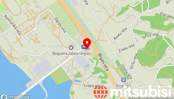 Pilsetas Serviss Karte - Ķegums