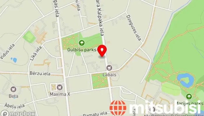 karte no RD Electronics Elektronikas preču veikals iekš Gulbene