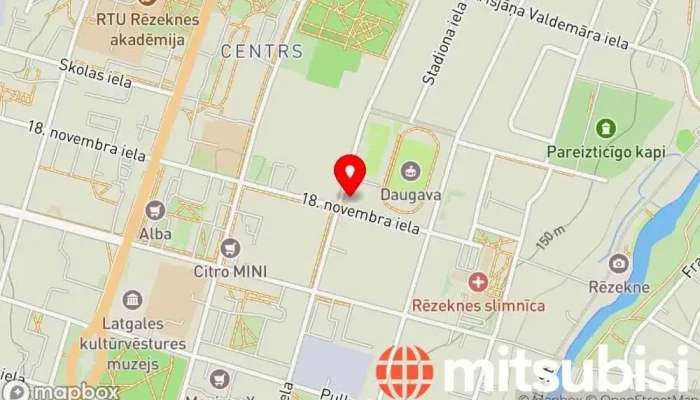 Rezeknes Sporta Parvalde Karte - Rēzekne