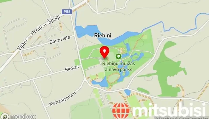 Riebinu Muiza Karte - Riebiņi