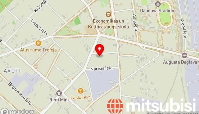 karte no Rūjiena Autovadītāja pakalpojumi iekš Rīga