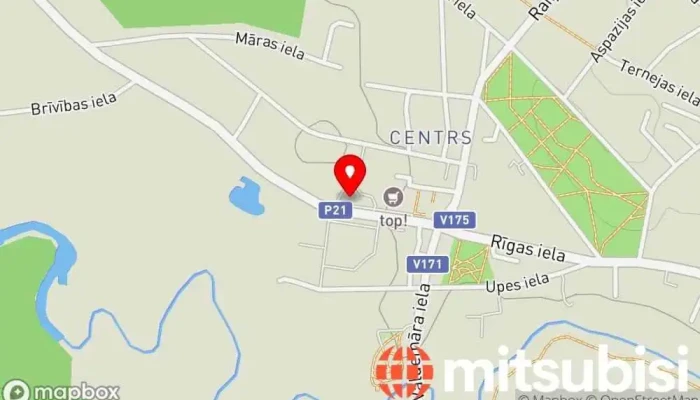 karte no Rūjienas autoosta Autobusu uzņēmums iekš Rūjiena