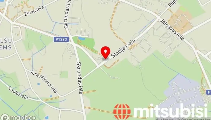 karte no RZ Autoparks Lietotu automašīnu tirgotājs, Autopiekabju izplatītājs, Autopiekabju noma iekš Kuldīga