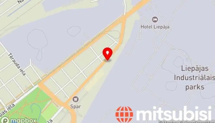 karte no SD Autocentrs Automašīnu tirgotājs, Autodaļu veikals, Automobiļu remontdarbnīca iekš Liepāja
