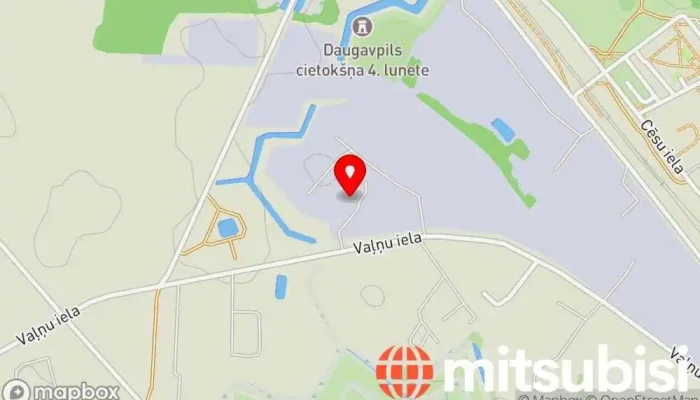karte no Sevian Auto tirgus iekš Daugavpils