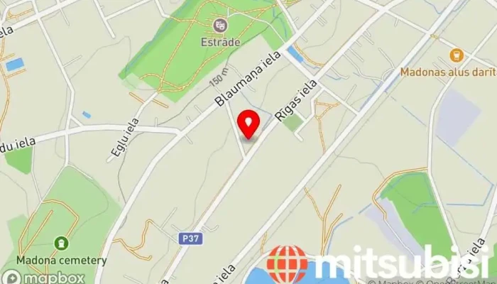 karte no SILS, dārza un meža tehnikas veikals Zāles pļaujmašīnu veikals iekš Madona