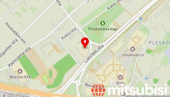 karte no SKANDI MOTORS Automašīnu izplatītājs, Automašīnu tirgotājs, Automašīnu serviss, Hyundai izplatītājs, Nissan izplatītājs iekš Rīga