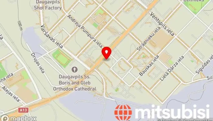 karte no Škoda Auto Welle Automašīnu izplatītājs iekš Daugavpils