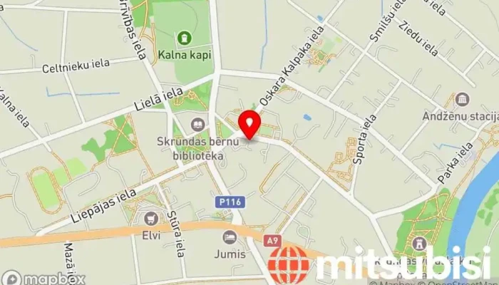 Skrundas Garaza Auto Rezerves Dalas Karte - Skrunda