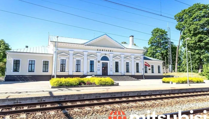Skrīveri, Dzelzceļa stacija - Skrīveri