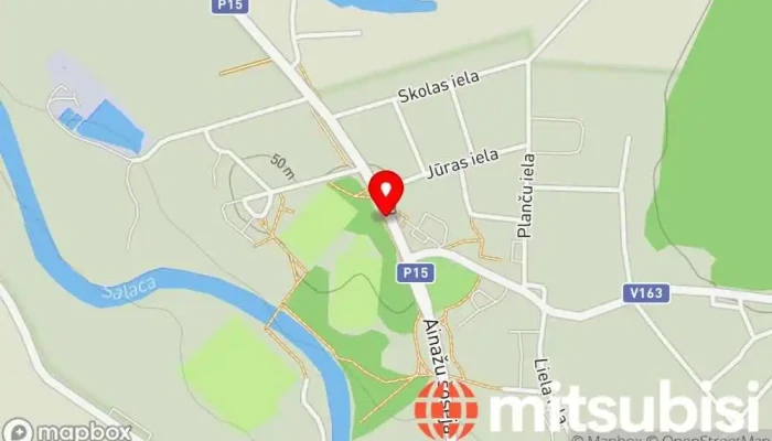 karte no Staicele Autobusa pietura iekš Staicele