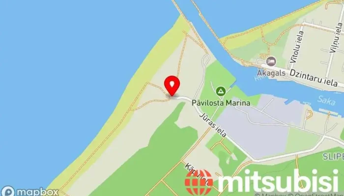 Stavlaukums Pie Juras Karte - Pāvilosta