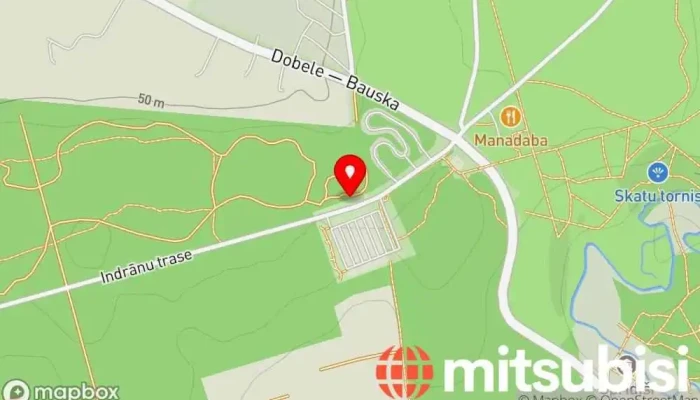Tervetes Tiklu Parks Karte - Tērvete