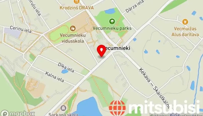 karte no Ugunsdzēsības un glābšanas dienests Vecumnieki Ugunsdzēsēju depo iekš Vecumnieki