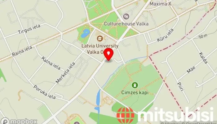 karte no Valsts tehniskās uzraudzības aģentūra, Vidzemes reģiona nodaļa, Valka Valsts pārvaldes iestāde iekš Valka