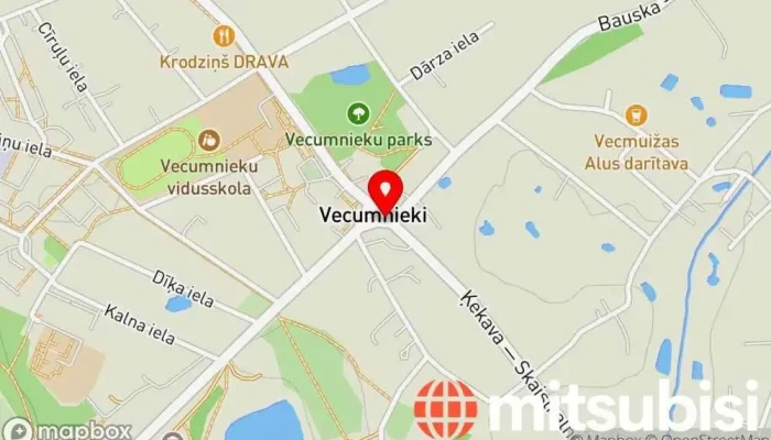 karte no Vecumnieki  iekš Vecumnieki