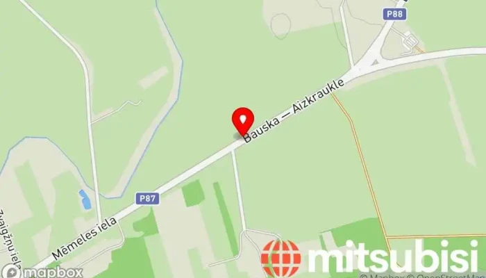 karte no Vecumnieku pagrieziens Autobusa pietura iekš Codes pagasts, Bauskas novads