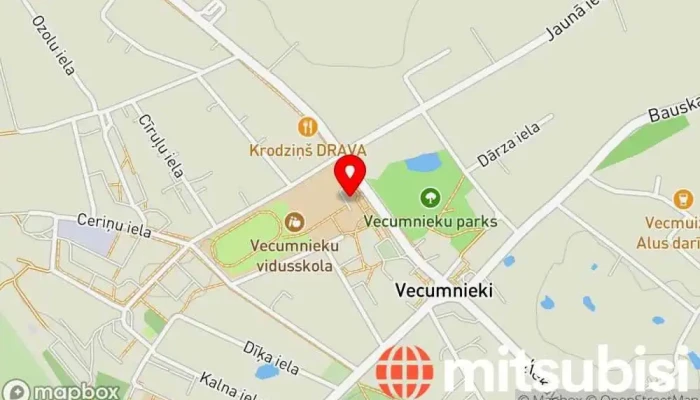 karte no Vecumnieku Vidusskola Pamatskola iekš Vecumnieki