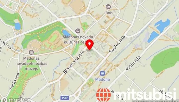 karte no VID Madonas nodaļa Valsts iestāde iekš Madona