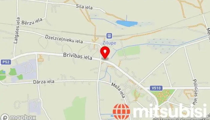 karte no Zilupe Autobusa pietura iekš Zilupe